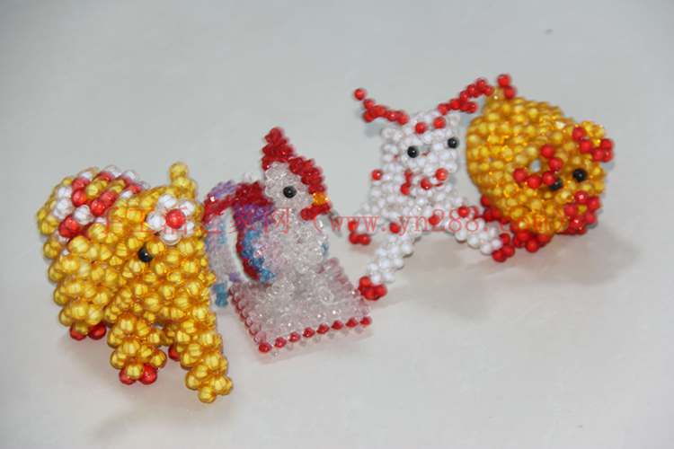 手工活串珠加工小動物好做嗎 手工活串珠加工好做嗎 小動物串珠手工活(圖2)