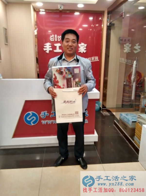 邢臺沙河翟先生來手工活之家為媳婦找手工活做在家串珠繡賺錢 邢臺沙河翟先生來手工活之家為媳婦找手工活做在家串珠繡賺錢(圖1)