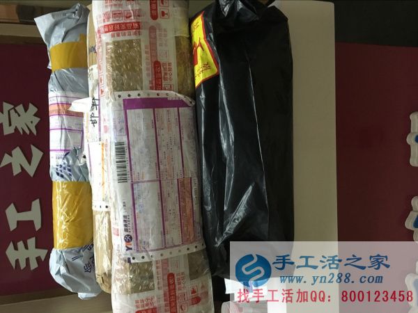 今天收到的來自各地的成品