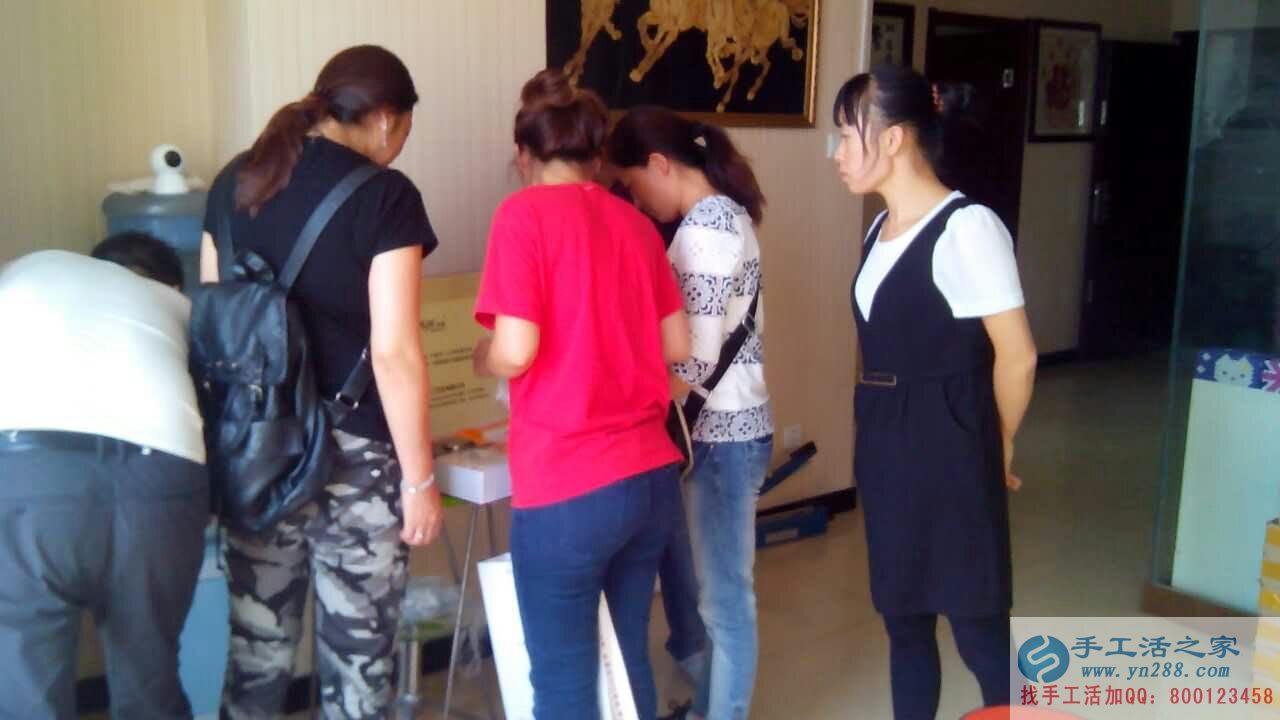 發(fā)家致富不用愁，江蘇淮安倪先生找到手工活之家創(chuàng)業(yè)好項(xiàng)目&mdash;&mdash;前來考察的客戶