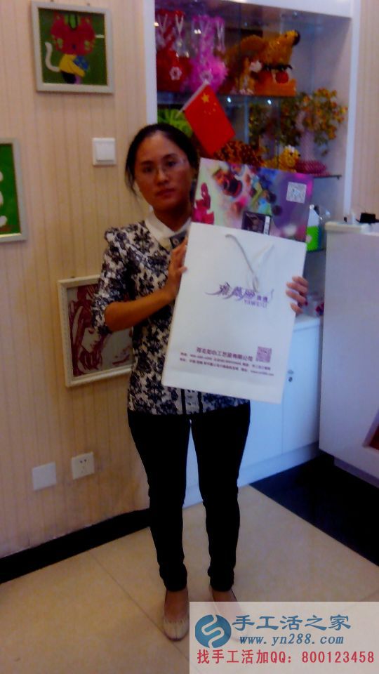 天津塘沽寶媽黃女士來手工活之家考察成功加入會員 天津塘沽寶媽黃女士來手工活之家考察成功加入會員
