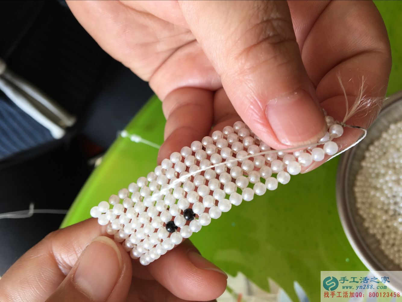 河南漯河藤女士找到無押金手工活串珠繡業(yè)余兼職好項目 河南漯河藤女士找到無押金手工活串珠繡業(yè)余兼職好項目