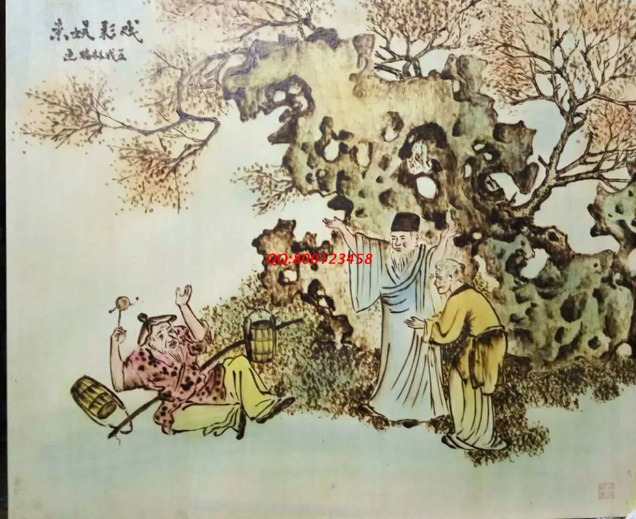 【民間手工藝品推介】邱縣傳統(tǒng)純手工烙畫，《二十四孝系列》預(yù)約定制，尺寸46*39cm