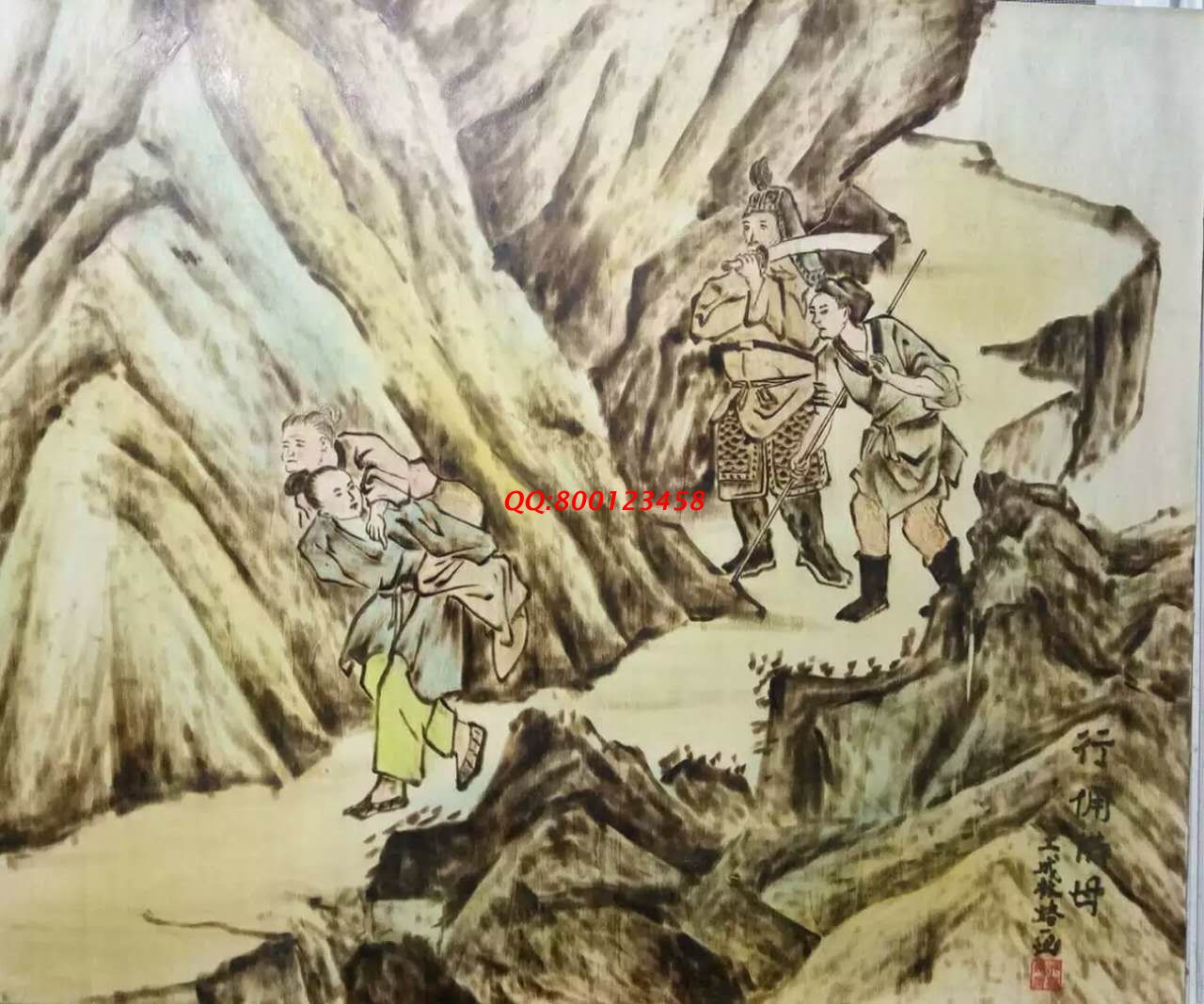 【民間手工藝品推介】邱縣傳統(tǒng)純手工烙畫，《二十四孝系列》預(yù)約定制，尺寸46*39cm