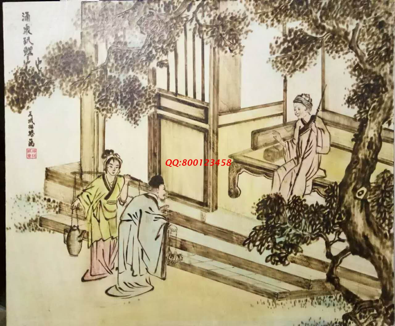 【民間手工藝品推介】邱縣傳統(tǒng)純手工烙畫，《二十四孝系列》預(yù)約定制，尺寸46*39cm