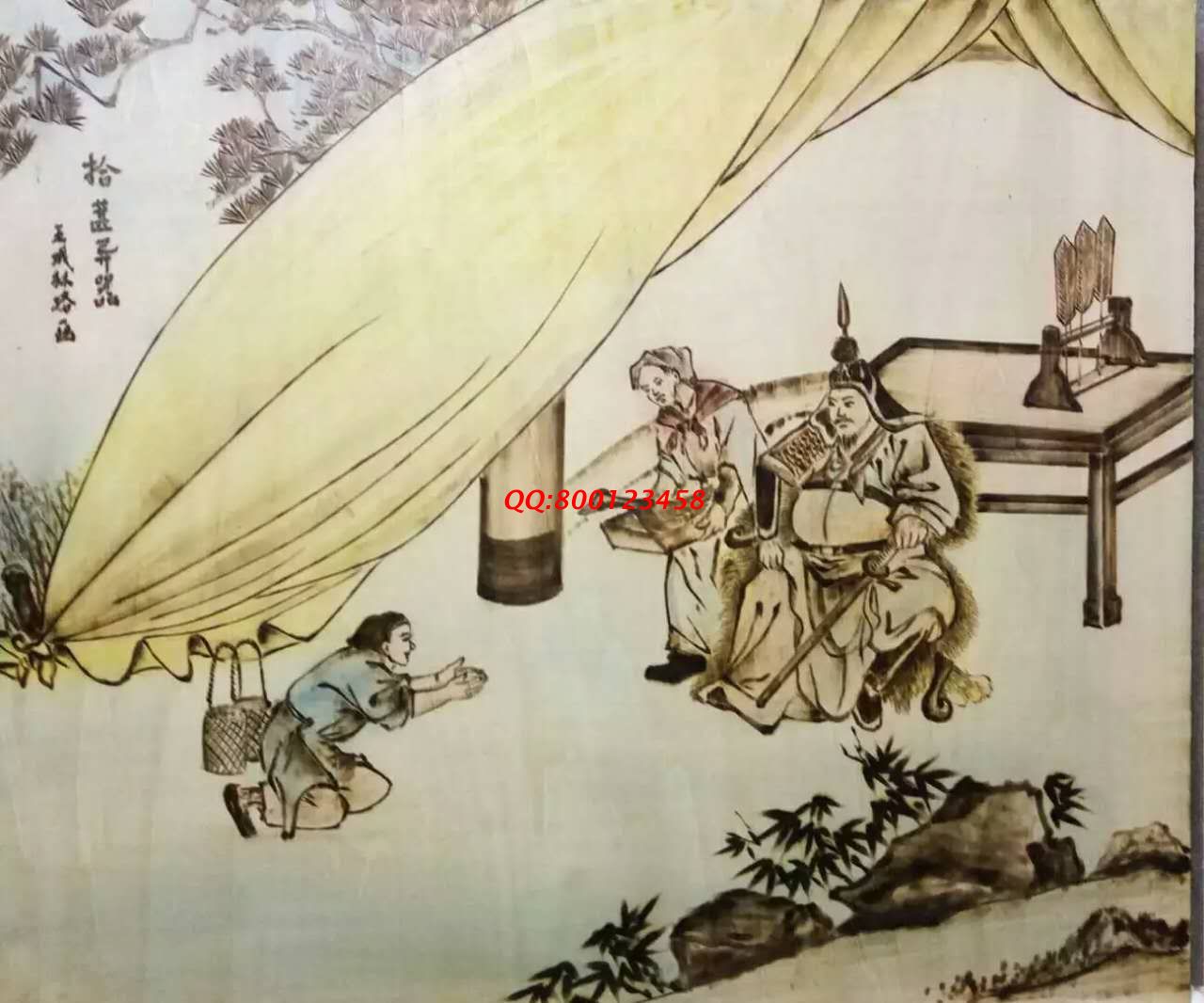 【民間手工藝品推介】邱縣傳統(tǒng)純手工烙畫，《二十四孝系列》預(yù)約定制，尺寸46*39cm