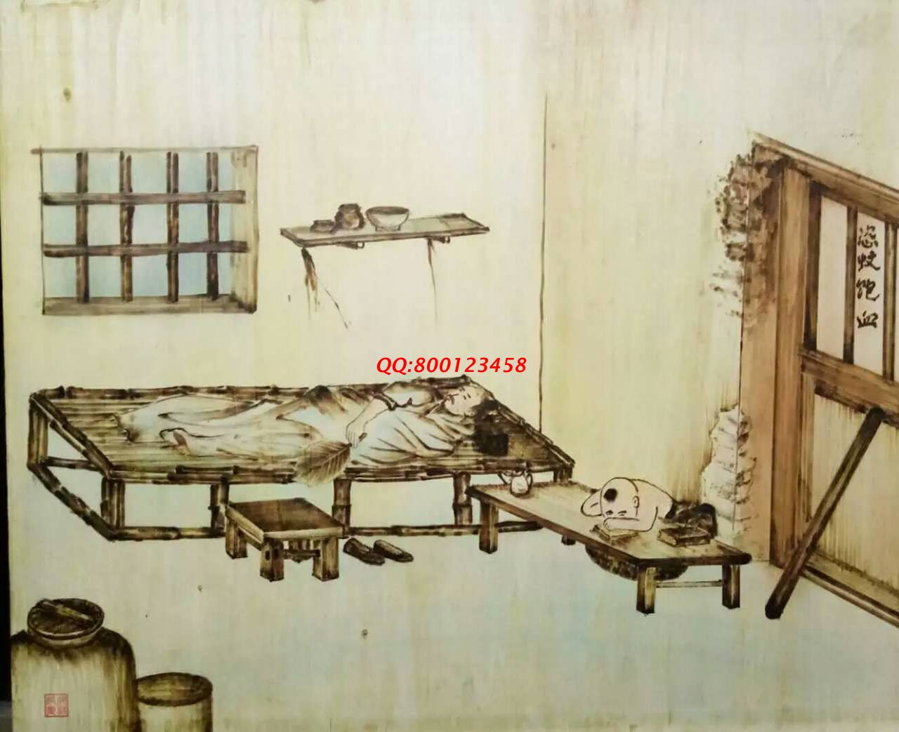 【民間手工藝品推介】邱縣傳統(tǒng)純手工烙畫，《二十四孝系列》預(yù)約定制，尺寸46*39cm