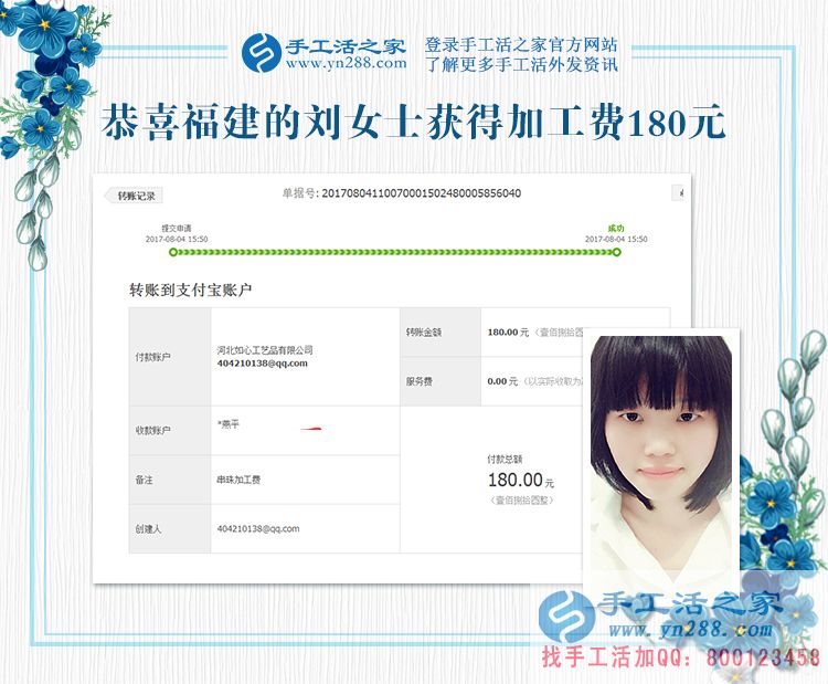 不干中介不說(shuō)謊，福建廈門的劉女士踏踏實(shí)實(shí)在家里做手工活賺錢(圖1)