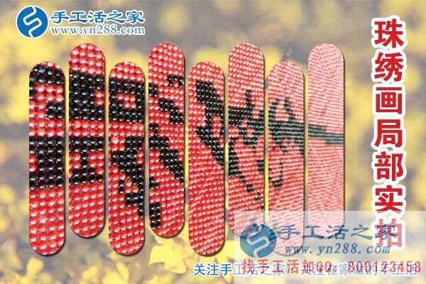 手工活之家——雅薇麗珠繡畫局部實(shí)拍 手工活之家——雅薇麗珠繡畫局部實(shí)拍