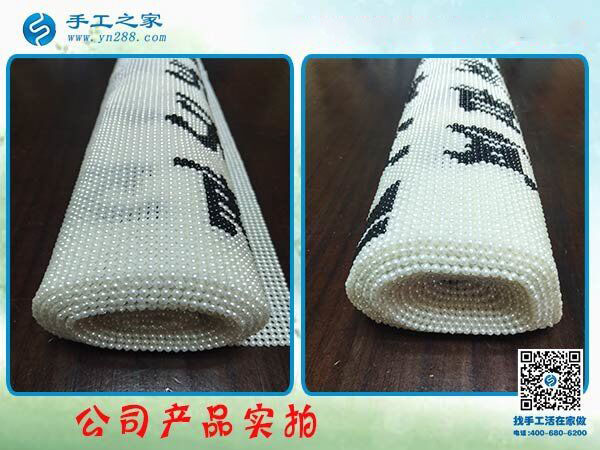 手工之家主打產(chǎn)品珠繡字畫 雅薇麗品牌 古法書畫用現(xiàn)代串珠展示！(圖1)