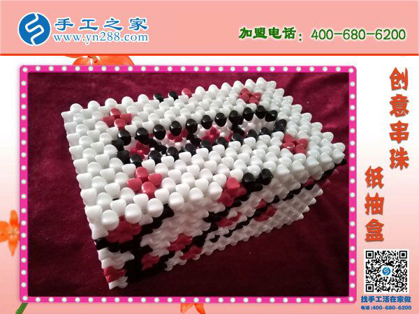 你家有這樣的紙抽盒嗎？ 手工之家新款櫻桃梅花紙抽盒 環(huán)保干凈新穎(圖4)