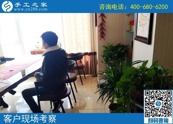 3月19日，急招在家加工手工活手工加工人員，這個(gè)免押金手工活外發(fā)加工項(xiàng)目很缺人！手工之家接待考察加工客戶剪影