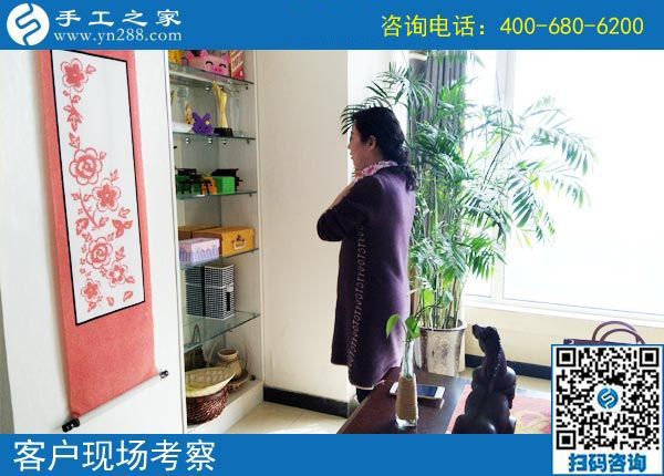 3月19日，急招在家加工手工活手工加工人員，這個(gè)免押金手工活外發(fā)加工項(xiàng)目很缺人！手工之家接待考察加工客戶剪影