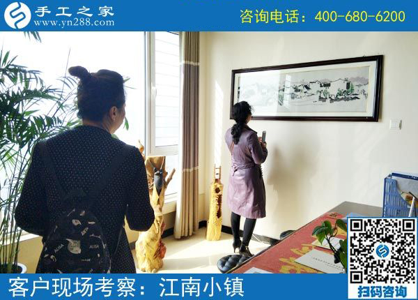 3月21日，在家做什么手工活能掙錢？大家都選這個賺錢的手工活。手工之家接待考察加工客戶剪影