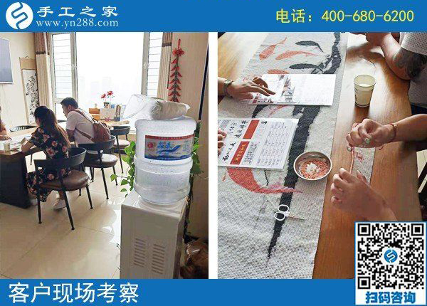 想做手工活哪里找？客戶現(xiàn)場考察手工之家雅薇麗珠繡(圖2)