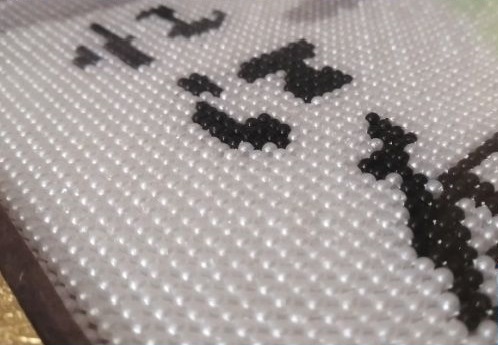 在家做非遺勵(lì)志珠珠繡手工活綠色環(huán)保，減少污染，保護(hù)地球(圖1)