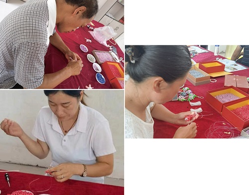 承接珠繡手工活加工項目，大財富從小處著手累積(圖1)
