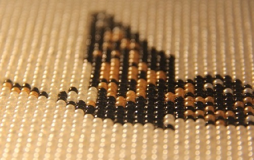 在家做勵(lì)志珠珠繡外發(fā)手工活，家庭主婦過上有自尊、安逸的生活(圖1)