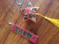 1月5日，在家就能賺錢(qián)的工作，拿回家做的手工活，小成本創(chuàng)業(yè)做手工傳承官，手工之家的純手工在農(nóng)村做很合適，圖為串珠米珠繡純手工產(chǎn)品剪影