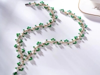 純手工產(chǎn)品串珠米珠繡展示，精美的飾品之手鏈、項(xiàng)鏈