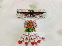 3月1日，外發(fā)手工正規(guī)平臺，兼職手工在家可做，小成本創(chuàng)業(yè)開手工加工廠、做手工傳承官，與手工之家合作，大家都有滿意的地方，圖為串珠米珠繡純手工產(chǎn)品剪影