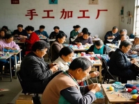 簡單好做，拿回家做的純手工，小成本創(chuàng)業(yè)辦廠做加工，一個人就能干好