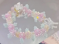 4月1日，外發(fā)手工領回家做，寶媽手工兼職，正規(guī)手工接單平臺，微創(chuàng)業(yè)開手工加工廠、做手工傳承官，在手工之家，產品不斷更新，更有市場，圖為串珠米珠繡純手工產品剪影