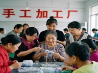 4月9日，在家做兼職的正規(guī)平臺(tái)，在家做手工靈活就業(yè)，微創(chuàng)業(yè)做家庭手工工作室（手工傳承官），在手工之家，大家決定自己的收入，圖為串珠米珠繡純手工產(chǎn)品剪影