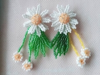 串珠米珠繡純手工產(chǎn)品展示，精美精致的飾品手工之耳墜