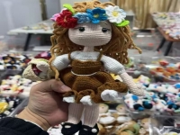 12月3日，外發(fā)手工領(lǐng)回家做，在家做手工副業(yè)創(chuàng)業(yè)，開手工加工廠、做手工工作室，在手工之家,要掙錢，可做的業(yè)務(wù)很多，圖為鉤織純手工產(chǎn)品剪影