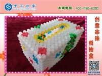 串珠串珠，串來幸福！手工之家立體串珠紙抽盒 外發(fā)加工好項(xiàng)目