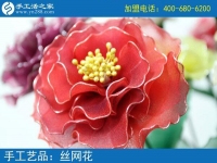 你見過這么漂亮的絲網(wǎng)花嗎？純手工制作廢物利用 花的世界花的海洋！