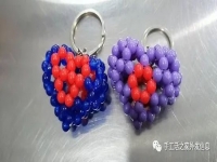 創(chuàng)意串珠手工活，栩栩如生，小掛件里串出大財(cái)富